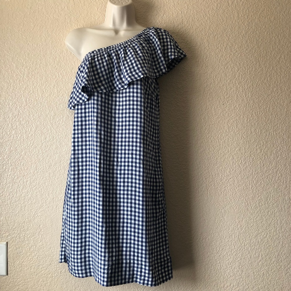 Velvet By Graham & Spencer One Shoulder Ruffle Dress XS New